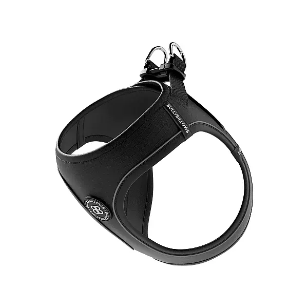 BullyBillows Step in Harness - Black - XS 30-33cm