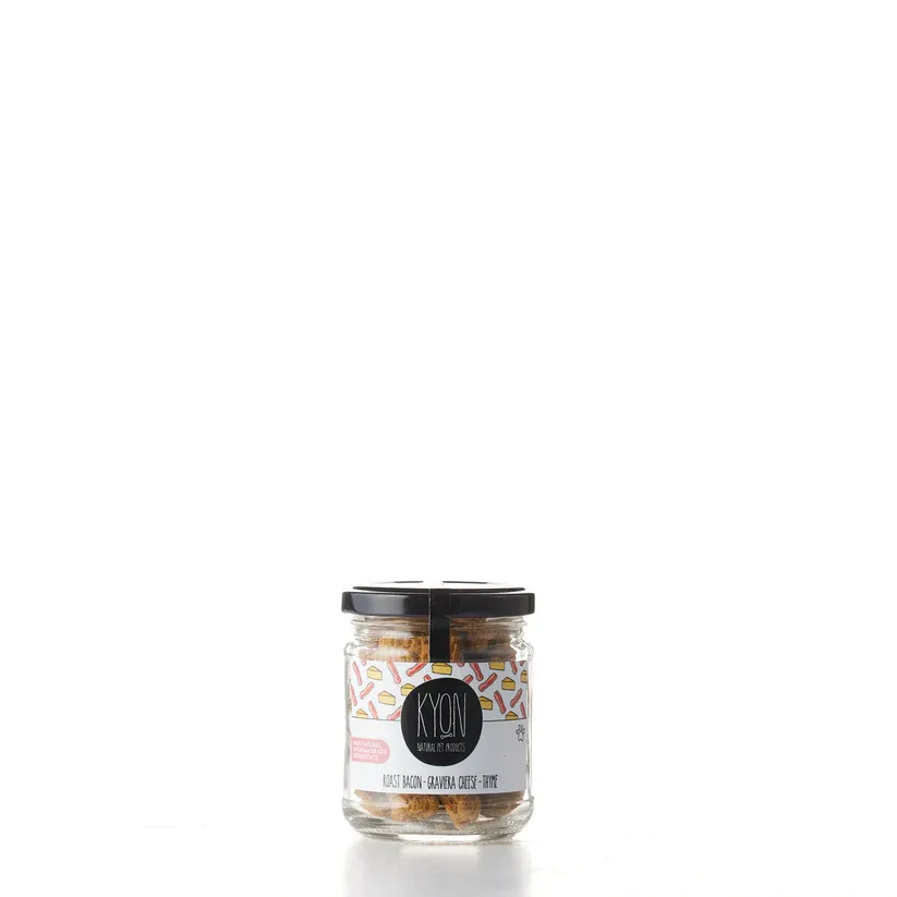 Kyon Treats With Roast bacon – Graviera Cheese – Thyme Λιχουδιές Σκύλου Small 75 gr