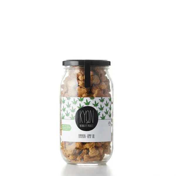 Kyon Vegan treats with Hemp Oil & Pumpkin Λιχουδιές Σκύλου Large 400gr