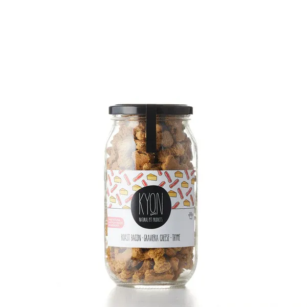 Kyon Treats With Roast bacon – Graviera Cheese – Thyme Λιχουδιές Σκύλου Large 400gr