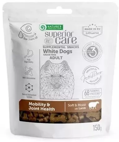 Nature's Protection Superior Care Adult White Dogs Mobility & Joint Lamb 150gr