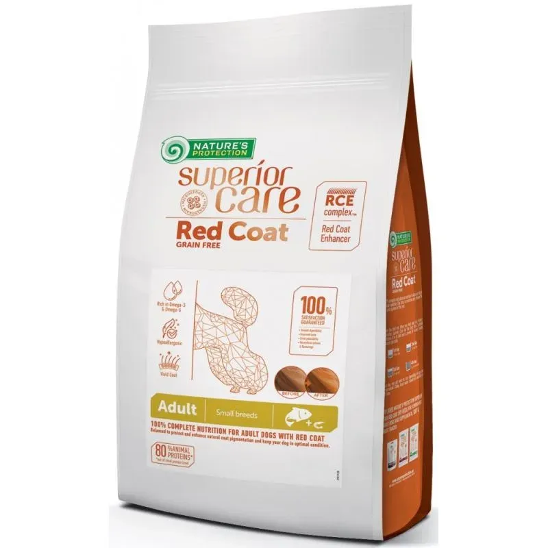 Nature’s Protection Red Coat Grain Free Salmon Adult Small Breed 1,5kg